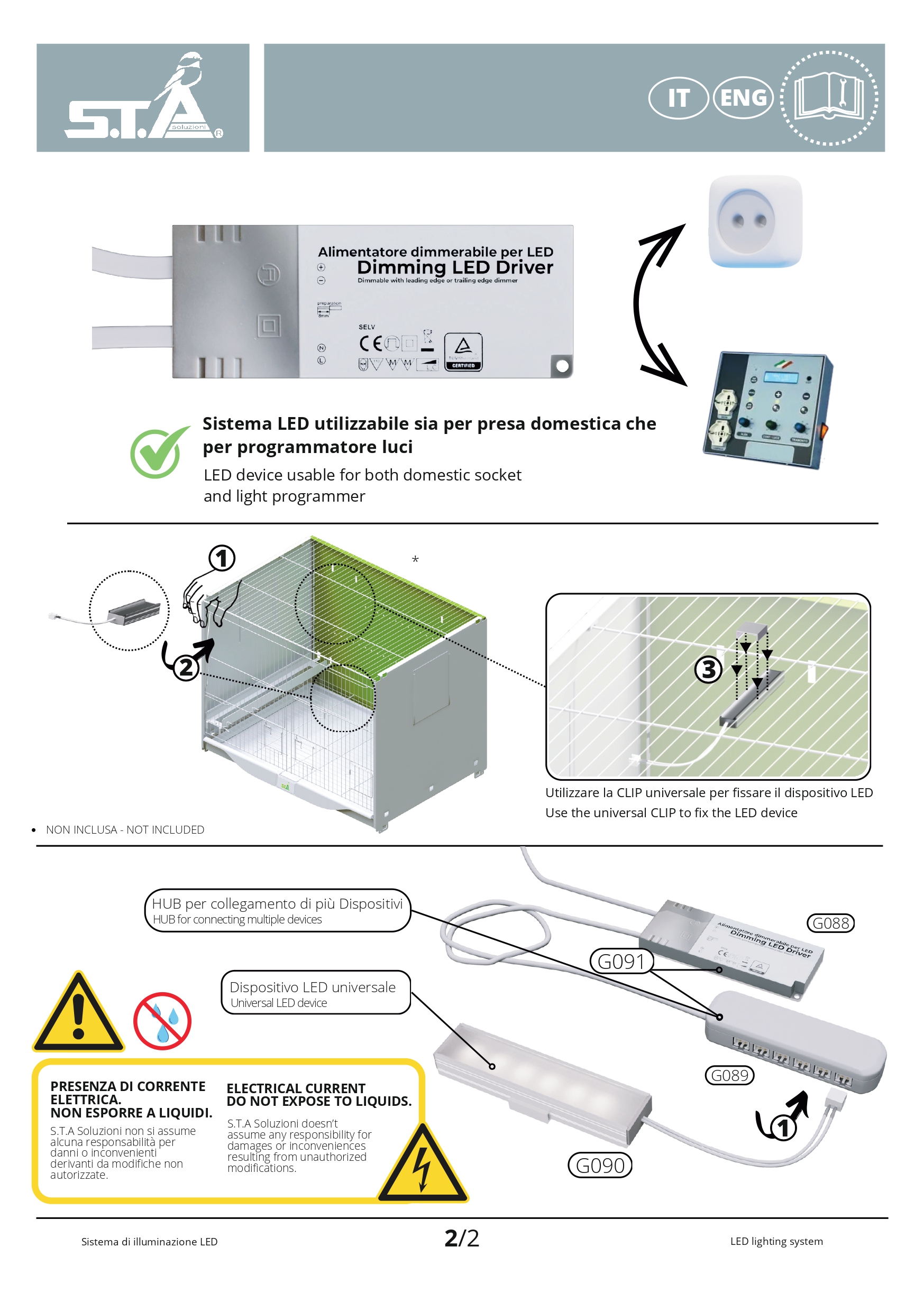 KIT LED COMPLETO ILLUMINAZIONE GABBIA - immagine 4